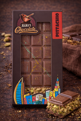 DUBAI CHOCOLATE COLORED "The Disappearing Kadaif" – never stays on the plate for more than 10 seconds! 130g