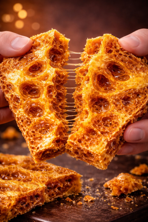 ЗЛАТНА ПЧЕЛНА ПИТА С НАТУРАЛЕН ШОКОЛАД БЕЗ ГЛУТЕН  ПАРЧЕ