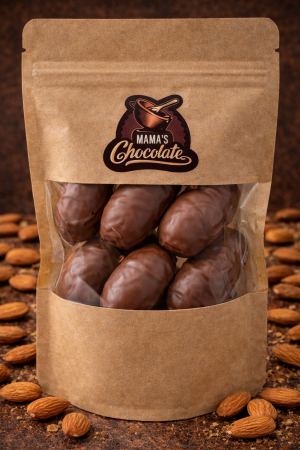 БОНБОНИ ФУРМА С МЛЕЧЕН ШОКОЛАД И ХРУПКАВ БАДЕМ