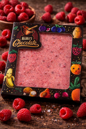 БЕЛГИЙСКИ  МАЛИНОВ  ШОКОЛАД  С МАЛИНИ