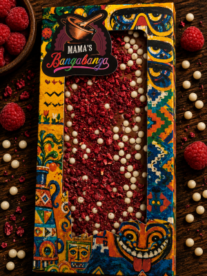Mama’s Banga banga С МЛЕЧЕН И МАЛИНИ 80гр